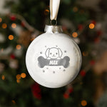 Gravierte Weihnachtskugel - Haustier - Hund & Katze
