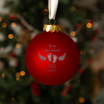 Gravierte Weihnachtskugel - Sternenkind