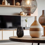 Deko Windlicht aus Glas mit Gravur - Pusteblumen - Personalisiert mit Namen & Datum