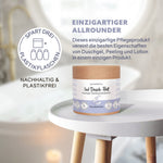 Puremetics | 3in1 Dusch-Fluff „Sensibelchen“ – Duschgel, Peeling & Pflege ohne Duftstoffe