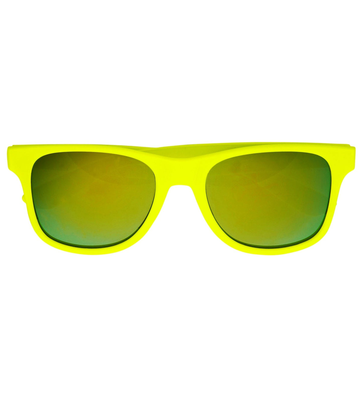 80er Jahre Brille mit Revo Gläsern | Neon Gelb