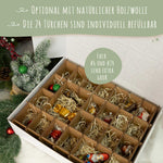 Personalisierter DIY Adventskalender Fotomotiv Kreis mit Foto & Namen zum selbst Befüllen