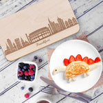 Frühstücksbrettchen Skyline Frankfurt