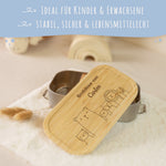 Brotdose mit graviertem Deckel für Kinder im "Tiergruppe" Design
