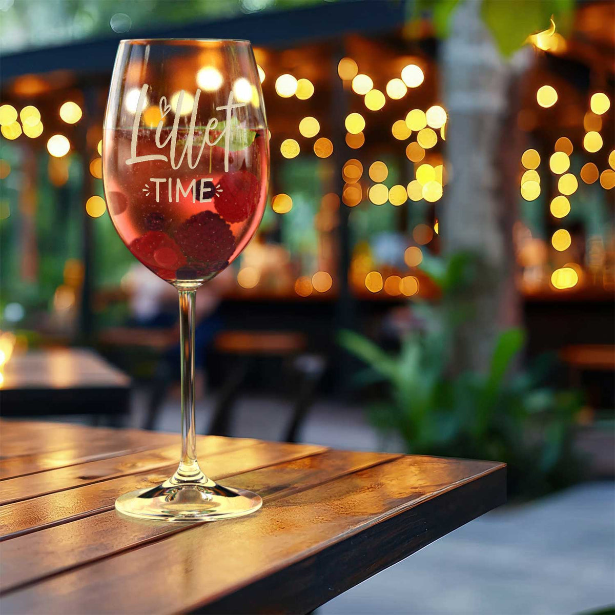 Stölzle Lausitz Weinglas mit Gravur - "Lillet Time"