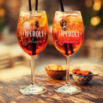 Stölzle Lausitz Weinglas mit Gravur "Holy Aperoli" mit Namen