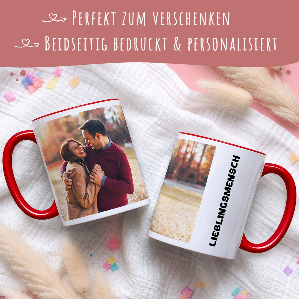 Bedruckte Tasse mit eigenem Foto