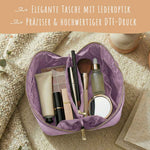 Personalisierte eckige Kosmetiktasche mit Name für Kosmetik & MakeUp