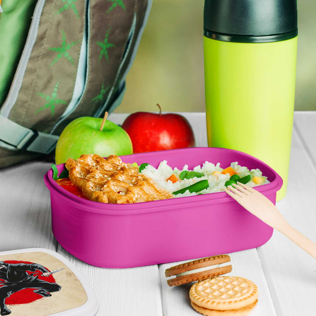 Bedruckte Lunchbox für Kinder - Ninja