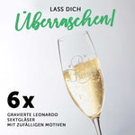 Stölzle Lausitz Weinglas Mystery Box - 6 zufällig gravierte Gläser