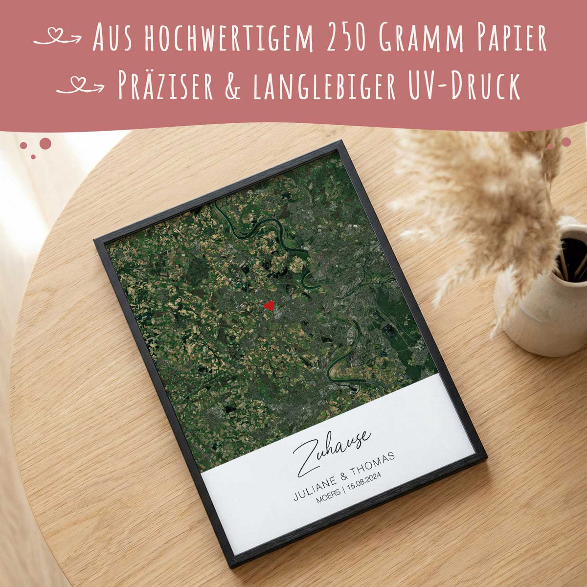 Personalisiertes Poster - Zuhause - Personalisiertes Geschenk Namma Markt