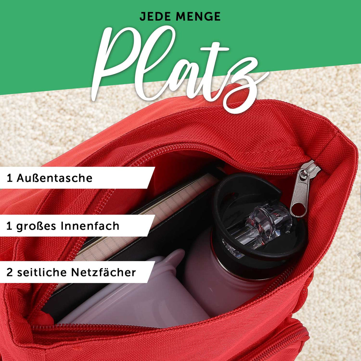 Bedruckter Rucksack für Kinder - Tiergruppe Wald
