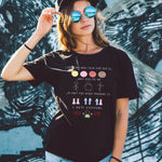 Bedrucktes T-Shirt für Damen - I hate everyone