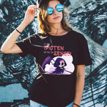 Bedrucktes T-Shirt für Damen - So viele Idioten