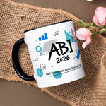 Bedruckte Tasse mit Spruch - Abi - Personalisiert mit Namen