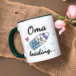 Bedruckte Tasse mit Spruch - Baby Loading in versch. Varianten