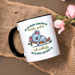 Bedruckte Tasse mit Spruch - Ich bin immer müde