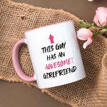 Bedruckte Tasse mit Spruch - Awesome Girlfriend