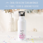 Bedruckte Trinkflasche aus Edelstahl - Ballerina