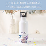 Bedruckte Trinkflasche aus Edelstahl - Drache