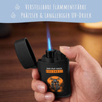 Elektrisches Feuerzeug - Jet Flamme - Nachfüllbar - Freiheit Design