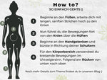 Trockenbürste Körper mit Kupfer (YIN) Energie- & Kupferbürste