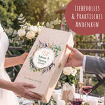 Stölzle Lausitz Weingläser mit Gravur als Set - "Flower Wedding"
