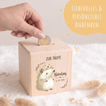 Spardose aus Holz - Tiere