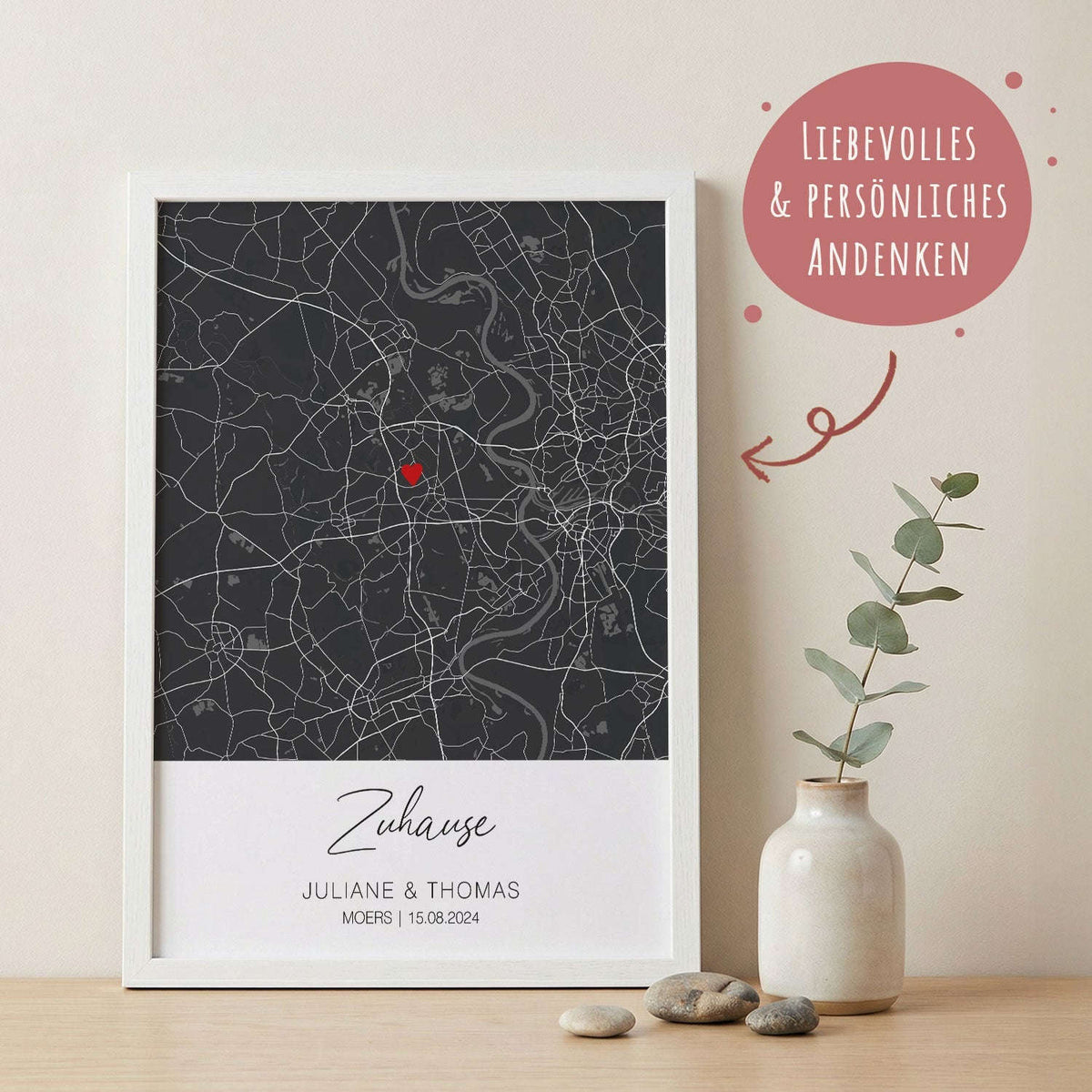 Personalisiertes Poster - Zuhause - Personalisiertes Geschenk Namma Markt