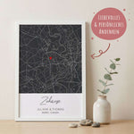 Personalisiertes Poster - Zuhause - Personalisiertes Geschenk Namma Markt