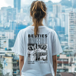 Personalisiertes Oversized T-Shirt - Besties