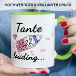 Bedruckte Tasse mit Spruch - Baby Loading in versch. Varianten