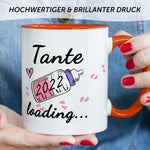 Bedruckte Tasse mit Spruch - Baby Loading in versch. Varianten