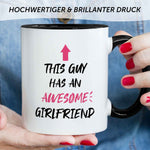 Bedruckte Tasse mit Spruch - Awesome Girlfriend