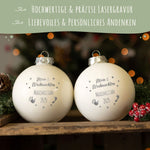 Gravierte Weihnachtskugel - Mein erstes Weihnachten