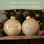 Gravierte Weihnachtskugel - Sternenkind