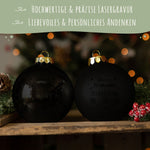 Gravierte Weihnachtskugel - Unser erstes Weihnachten für Paare