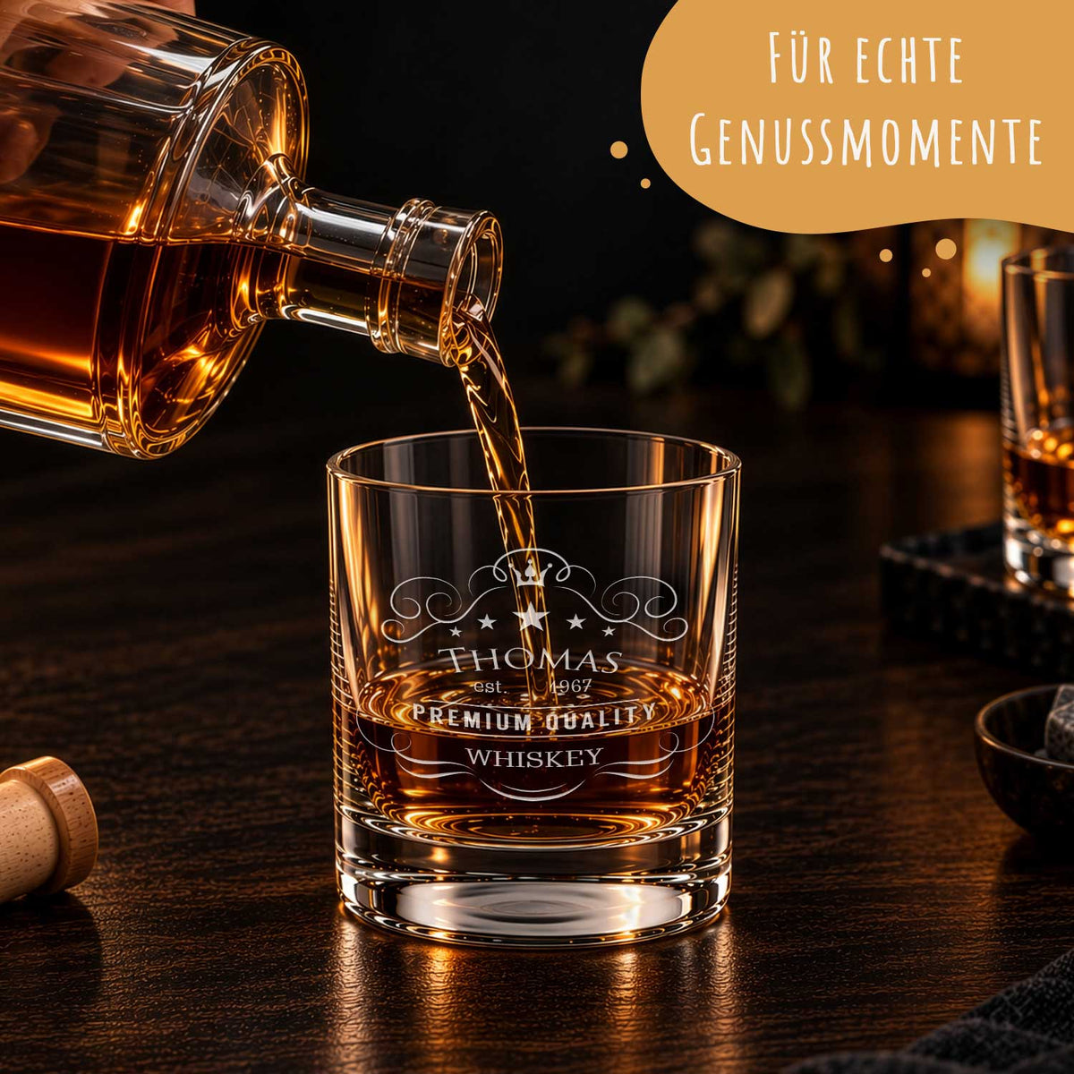 Leonardo Whiskyglas Premium Quality mit Gravur