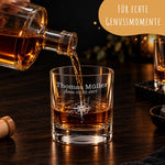 Leonardo Whiskyglas mit Gravur "Kompass"