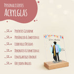 Acrylglas mit Konfiguration - Schulabschluss Bachelor/Master