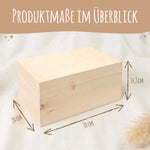 Erinnerungskiste mit UV-Druck im Wedding Love Design - Personalisiertes Geschenk zur Hochzeit