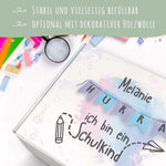 Personalisierte Geschenkbox - Hurra ich bin ein Schulkind - Einschulung