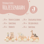 Holzeisenbahn von Jollein - personalisiert mit Name