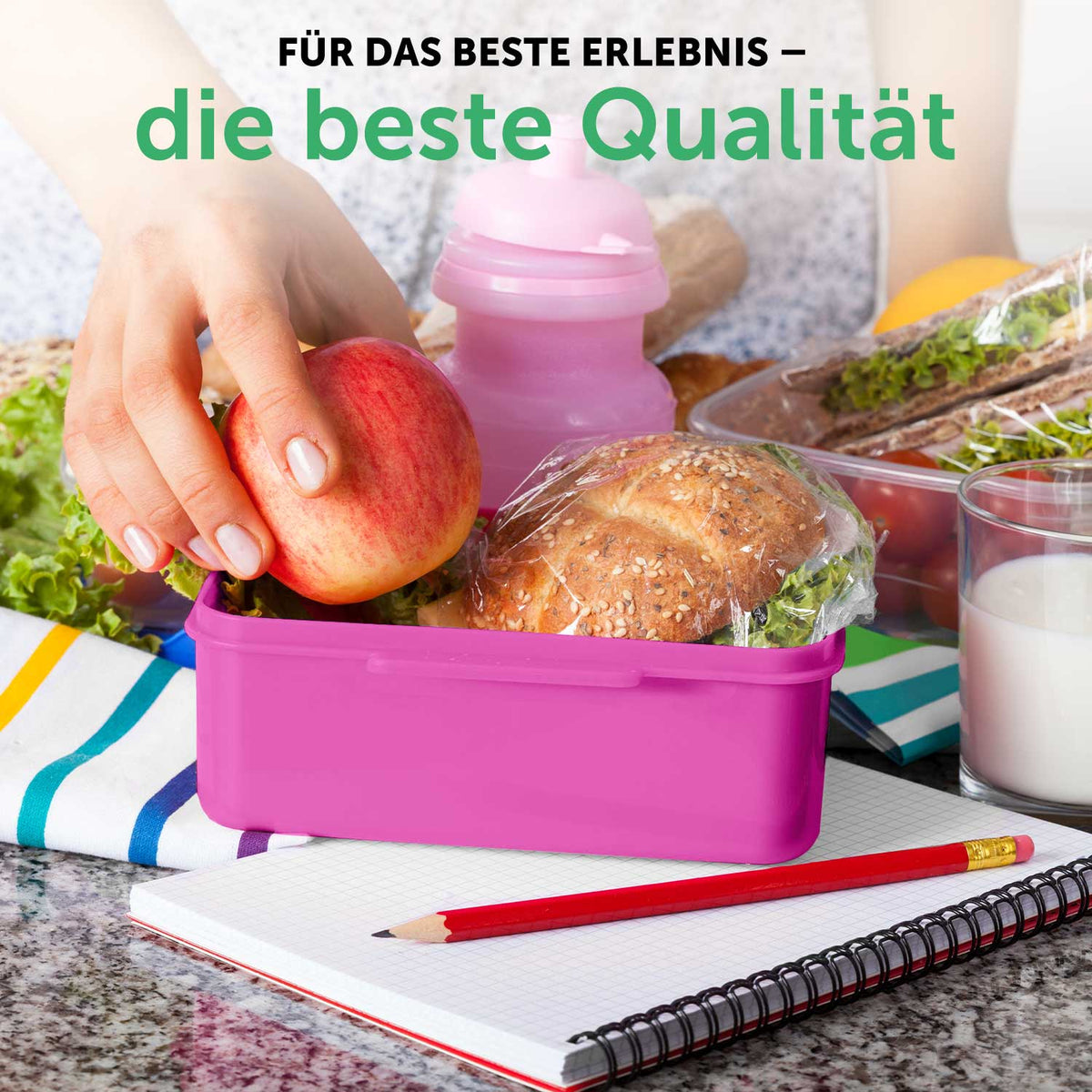 Bedruckte Lunchbox für Kinder - Weltall