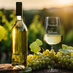 Stölzle Lausitz Weinglas mit Gravur - "Die coolste Patentante heißt"