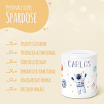 Spardose aus Keramik - Astronaut