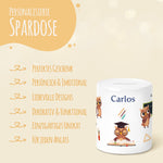 Spardose aus Keramik - Eule