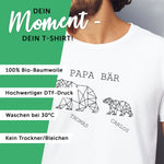 Personalisiertes T-Shirt für Herren - Papa Bär