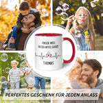 Bedruckte Tasse mit Spruch - Finger Weg!