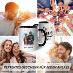 Bedruckte Tasse mit Konfiguration - Pärchen Motiv